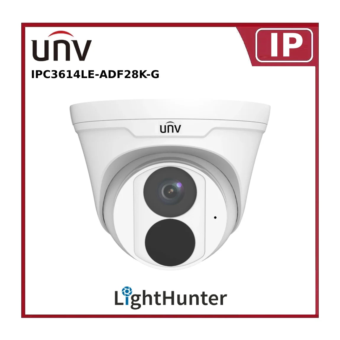 uniview 4mp ipc3614le adf28k g(b) easystar hd poe turret ip camera, 30m night vision & audio uniview 4mp ipc3614le adf28k g(b) easystar hd poe turret ip camera, 30m night vision & audio