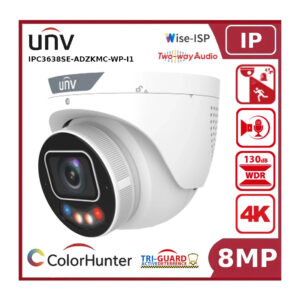 uniview-ipc3638se-adzkmc-wp-i1-8mp-ip-camera-owlview-plus-tri-guard-3-0-ai-two-way-talk