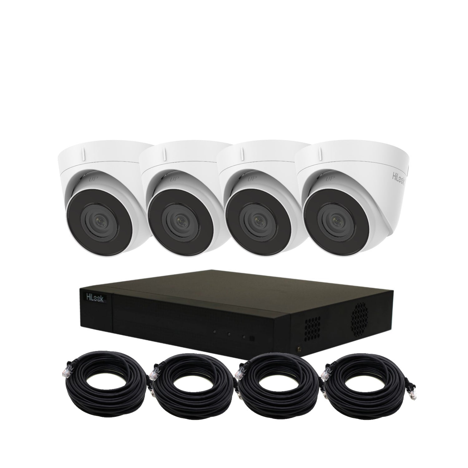 8mp 4k hilook ip poe cctv kit with 4 cameras, 2tb hdd & ready made cables 8mp 4k hilook ip poe cctv kit with 4 cameras, 2tb hdd & ready made cables