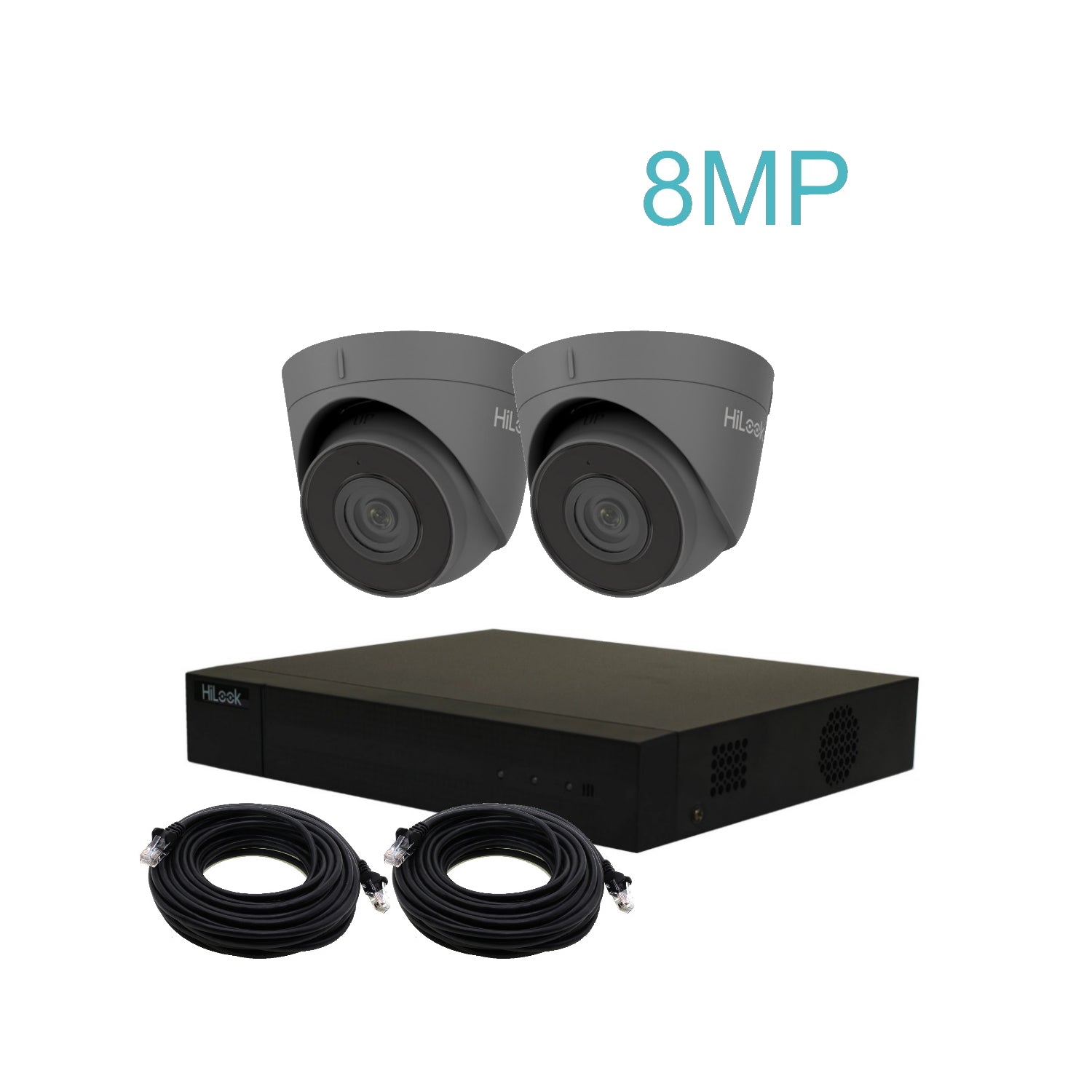 8mp 4k hilook ip poe cctv kit with 2 cameras, 1tb hdd & ready made cables 8mp 4k hilook ip poe cctv kit with 2 cameras, 1tb hdd & ready made cables