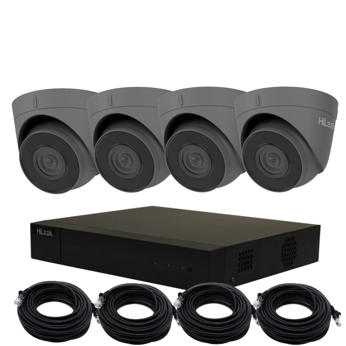 8mp 4k hilook ip poe cctv kit with 4 cameras, 2tb hdd & ready made cables 8mp 4k hilook ip poe cctv kit with 4 cameras, 2tb hdd & ready made cables