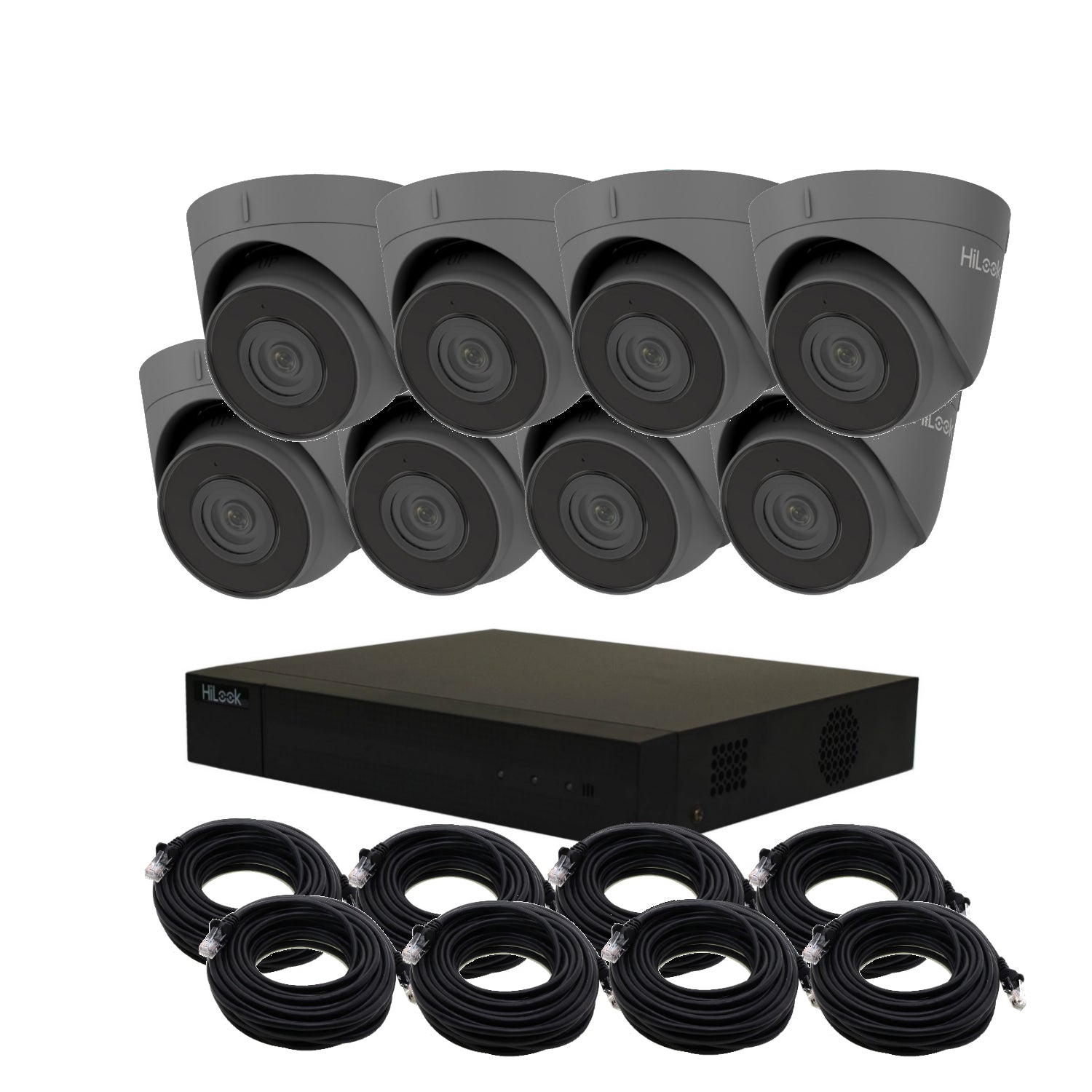 8mp 4k hilook ip poe cctv kit with 8 cameras, 4tb hdd & ready made cables 8mp 4k hilook ip poe cctv kit with 8 cameras, 4tb hdd & ready made cables