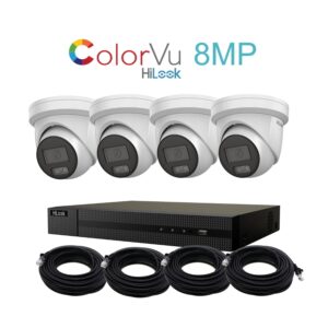 8mp-4k-hilook-colorvu-ip-poe-cctv-kit-with-4-cameras-4tb-hdd-ready-made-cables