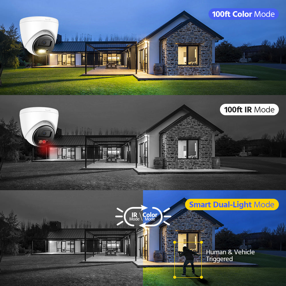 hikvision oem series ipt250b ht 3k hybrid light colorvu + ir turret ip camera with two way audio human vehicle detection ip67 black hikvision oem series ipt250b ht 3k hybrid light colorvu + ir turret ip camera with two way audio human vehicle detection ip67 black