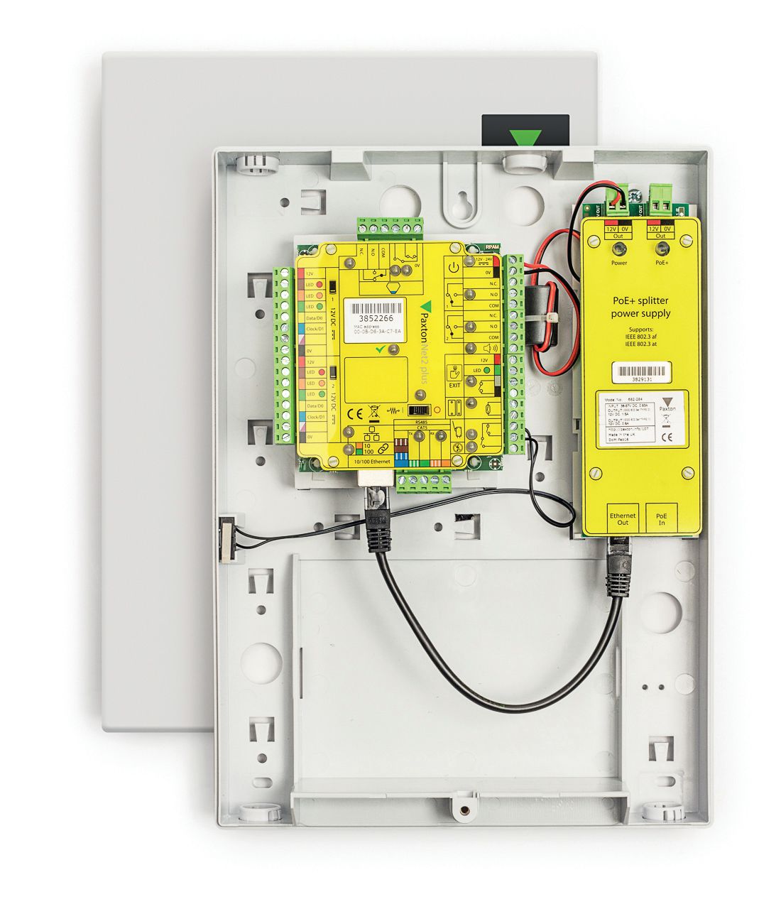 paxton net2 plus 1 door controller poe+ plastic cabinet 682 284 paxton net2 plus 1 door controller poe+ plastic cabinet 682 284