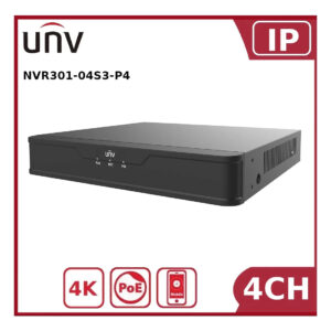 uniview-nvr301-04s3-p4-4-channel-poe-nvr-1-sata-h-265-4k-hdmi-output