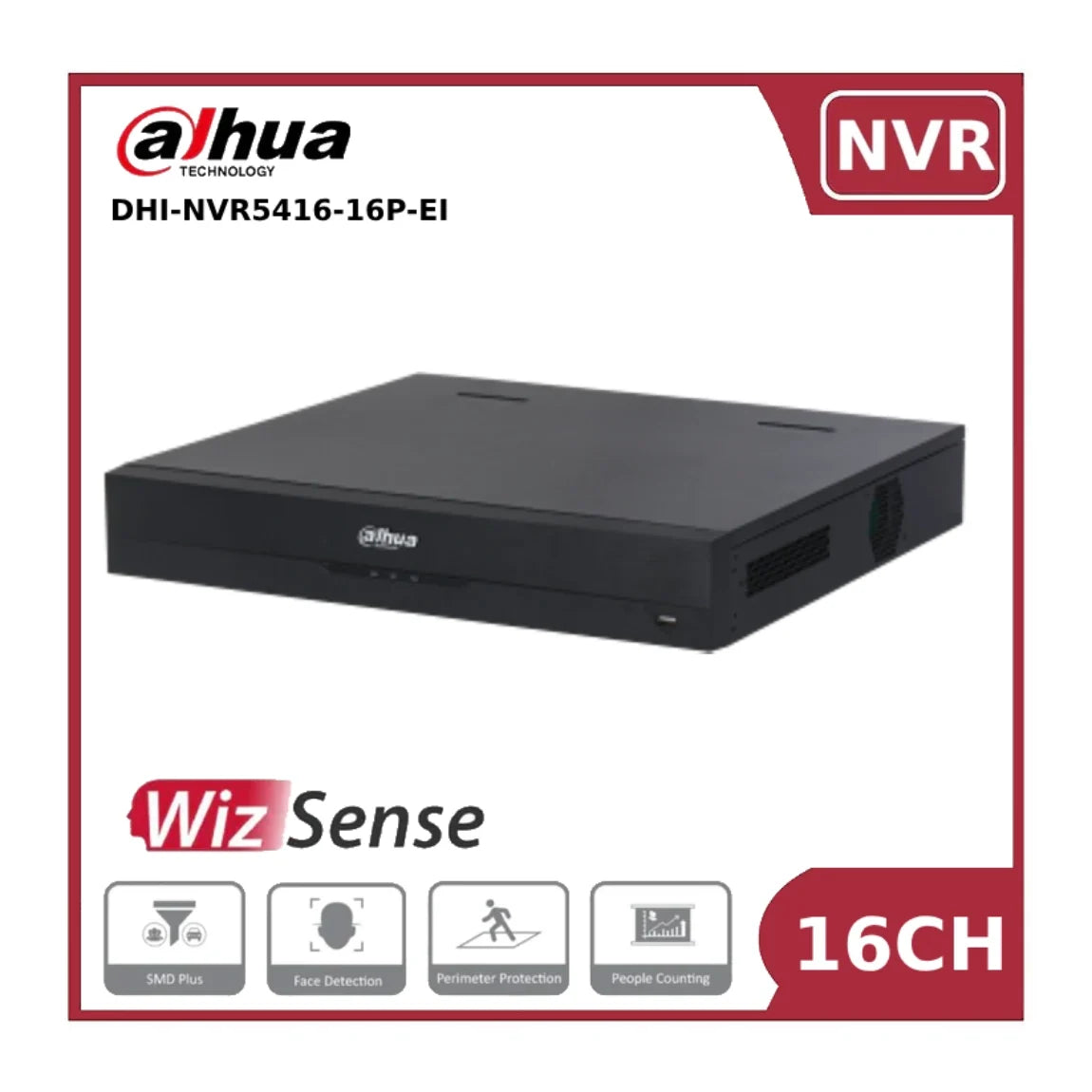 dahua nvr5416 16p ei 16 channel 1.5u 4hdds 16poe 4k & h.265 pro network video recorder dahua nvr5416 16p ei 16 channel 1.5u 4hdds 16poe 4k & h.265 pro network video recorder