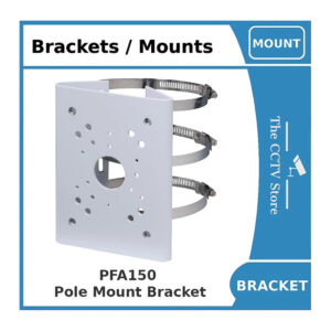dahua-pfa150-pole-mount-bracket-indoor-outdoor-use-load-capacity-10kg-white