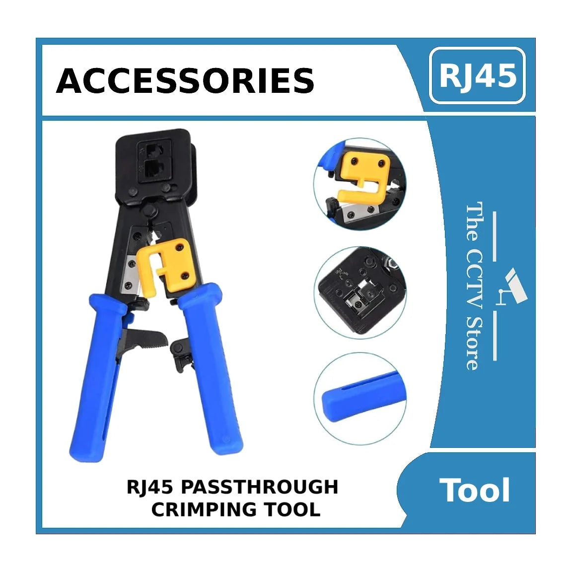 rj45 passthrough crimp tool crimping tool for rg45 cat5 / cat6 crimping rj45 passthrough crimp tool crimping tool for rg45 cat5 / cat6 crimping