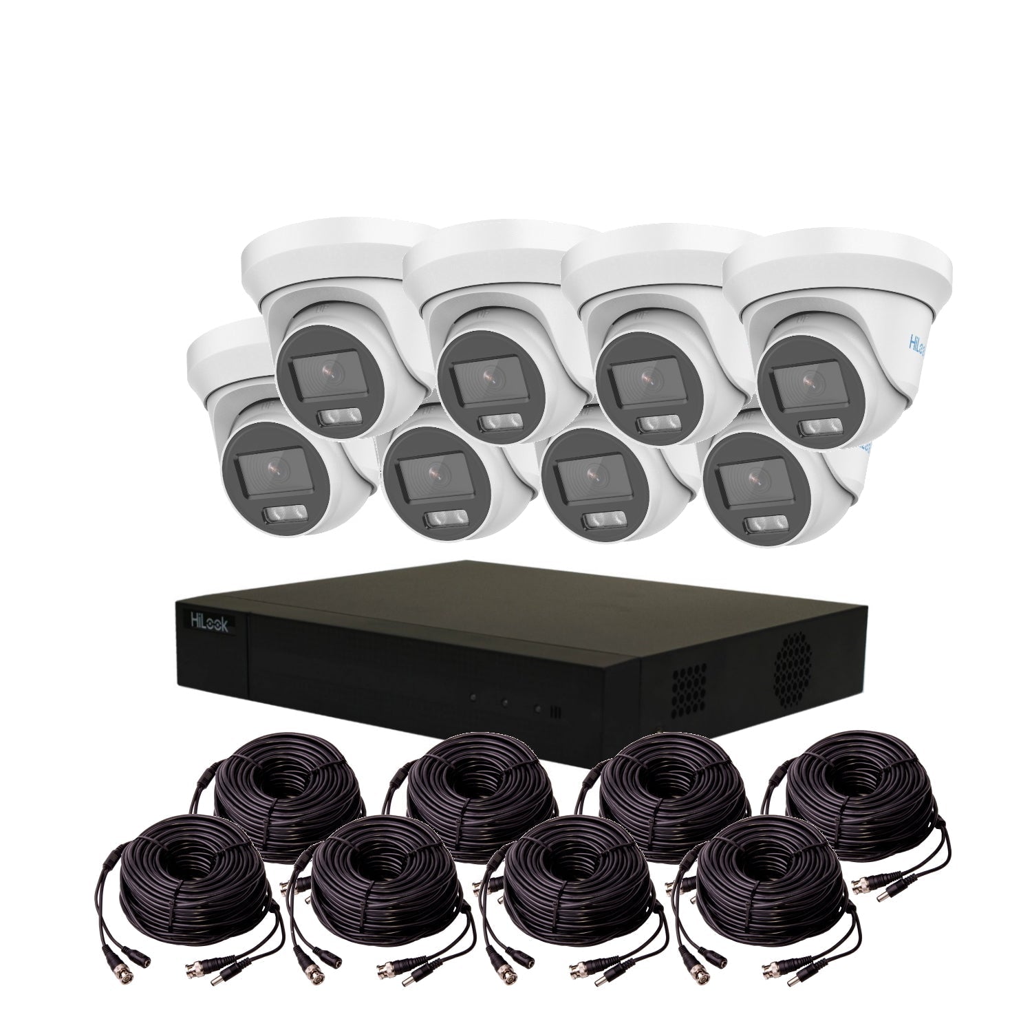 5mp hilook colorvu tvi cctv kit with 8 cameras, 4tb hdd & ready made cables 5mp hilook colorvu tvi cctv kit with 8 cameras, 4tb hdd & ready made cables