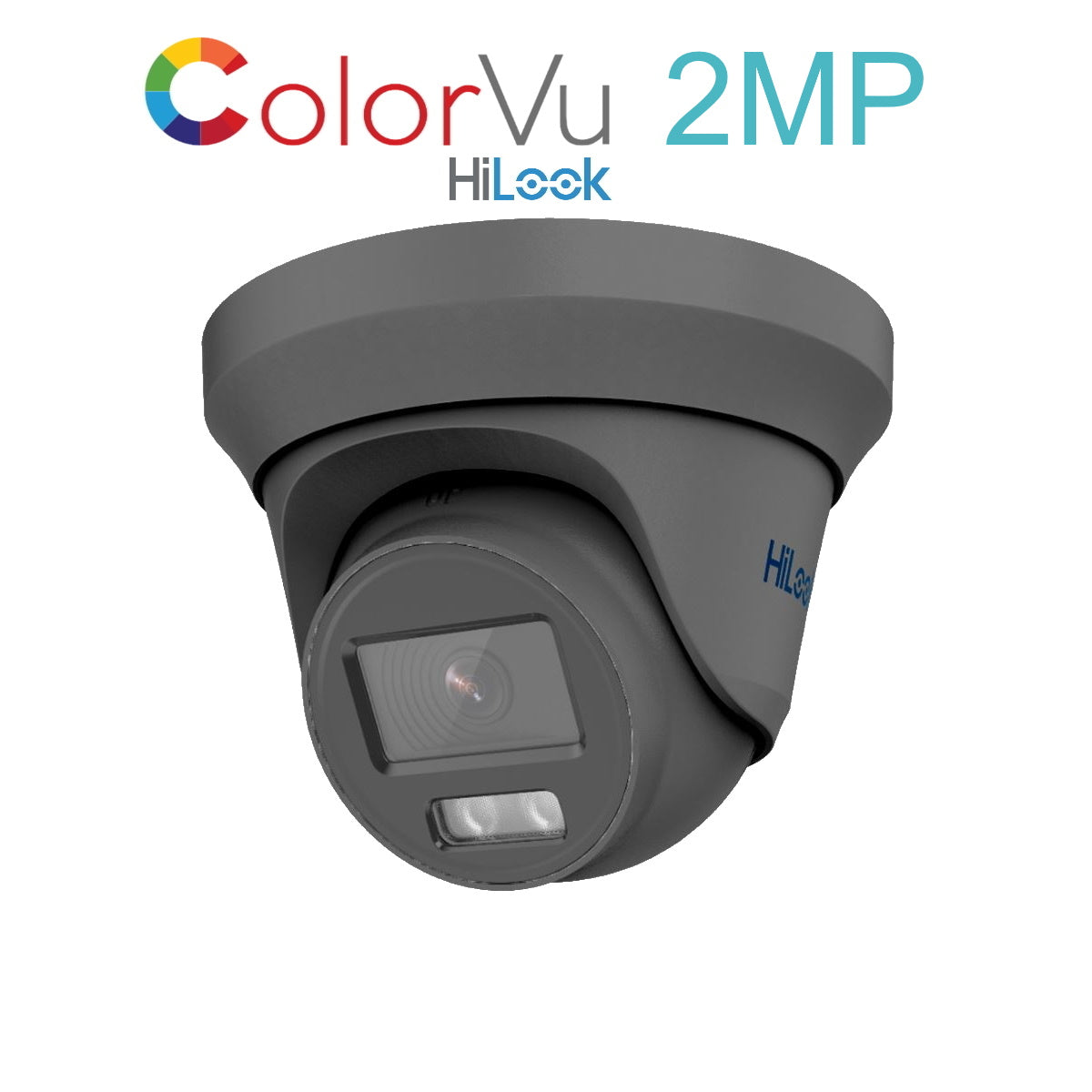 thc t229 m hilook 2mp 1080p hd tvi colorvu analogue turret camera with 40m led in white or grey thc t229 m hilook 2mp 1080p hd tvi colorvu analogue turret camera with 40m led in white or grey