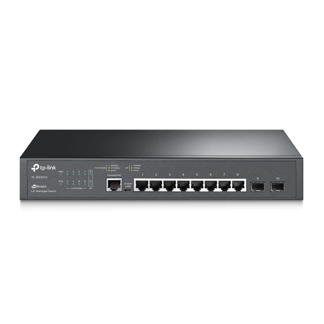 tp link tl sg3210 jetstream 8 port gigabit l2+ managed switch with 2 sfp slots tp link tl sg3210 jetstream 8 port gigabit l2+ managed switch with 2 sfp slots