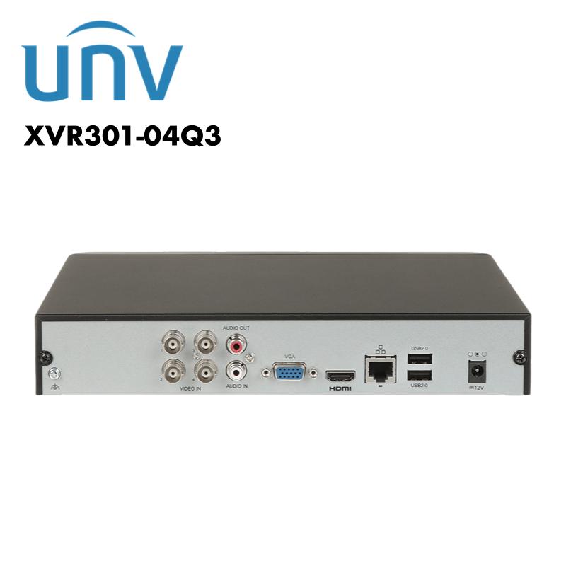 uniview unv xvr301 04q3 4 channel upto 8mp 4k hybrid aoc xvr uniview unv xvr301 04q3 4 channel upto 8mp 4k hybrid aoc xvr