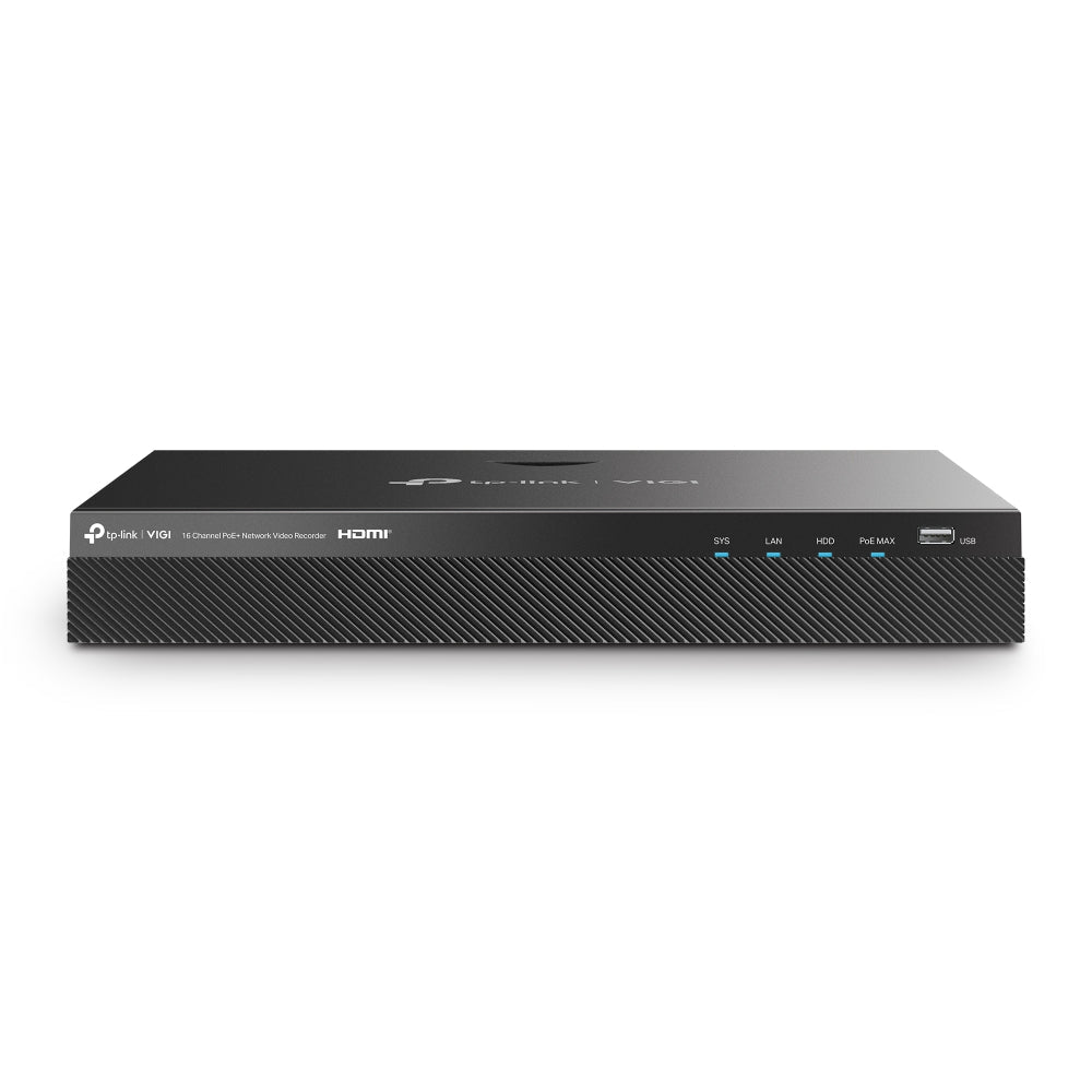 vigi nvr2016h 16mp 16 channel poe+ network video recorder w/ 2x hdd bays vigi nvr2016h 16mp 16 channel poe+ network video recorder w/ 2x hdd bays