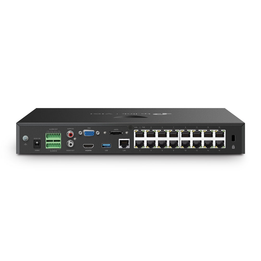 vigi nvr2016h 16mp 16 channel poe+ network video recorder w/ 2x hdd bays vigi nvr2016h 16mp 16 channel poe+ network video recorder w/ 2x hdd bays