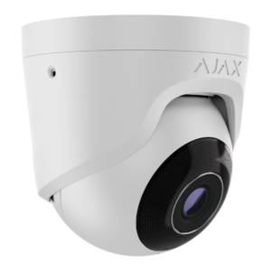 ajax-64927-8mp-4k-ultra-hd-white-turretcam-ip-security-camera-with-fixed-wide-angle-lens-and-ir-night-vision