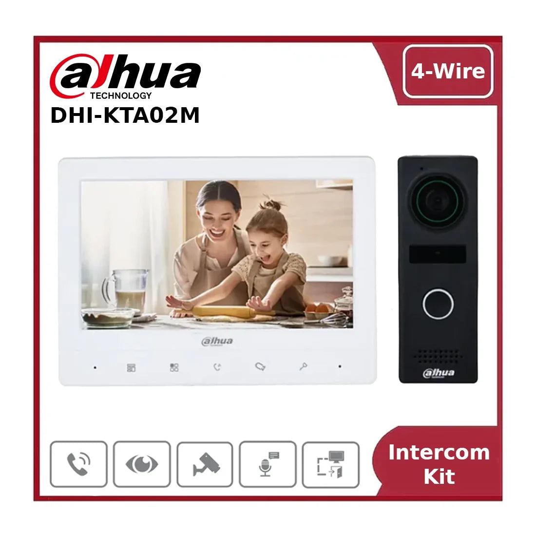 dahua kta02m analogue video intercom kit "eol" dahua kta02m analogue video intercom kit "eol"