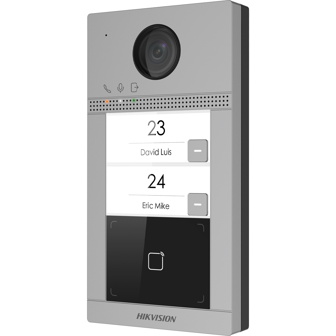 hikvision ds kv8213 wme1 2mp ip intercom with 2 buttons and card reader hikvision ds kv8213 wme1 2mp ip intercom with 2 buttons and card reader