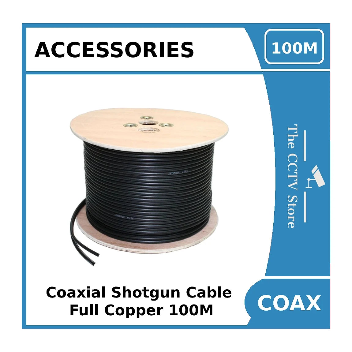 coaxial shotgun full copper rg59 plus 2core cctv cable 100m coaxial shotgun full copper rg59 plus 2core cctv cable 100m