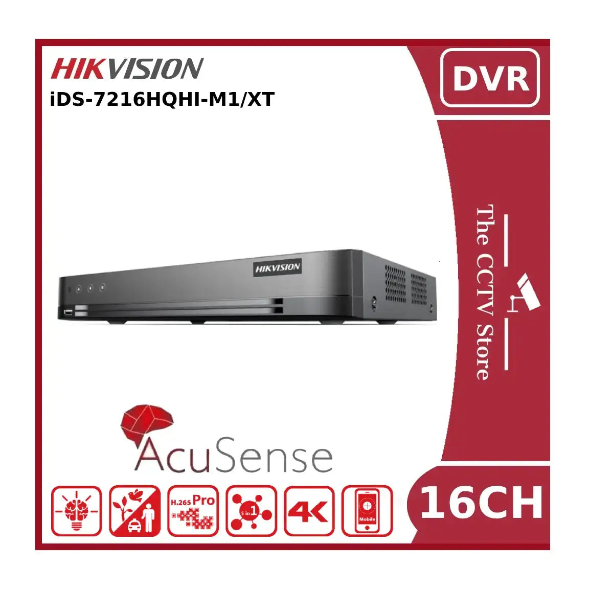 hikvision ids 7216hqhi m1/xt 16 channel 1080p acusense 1u dvr hikvision ids 7216hqhi m1/xt 16 channel 1080p acusense 1u dvr